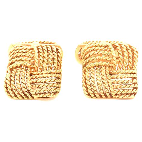 vintage cartier cufflinks